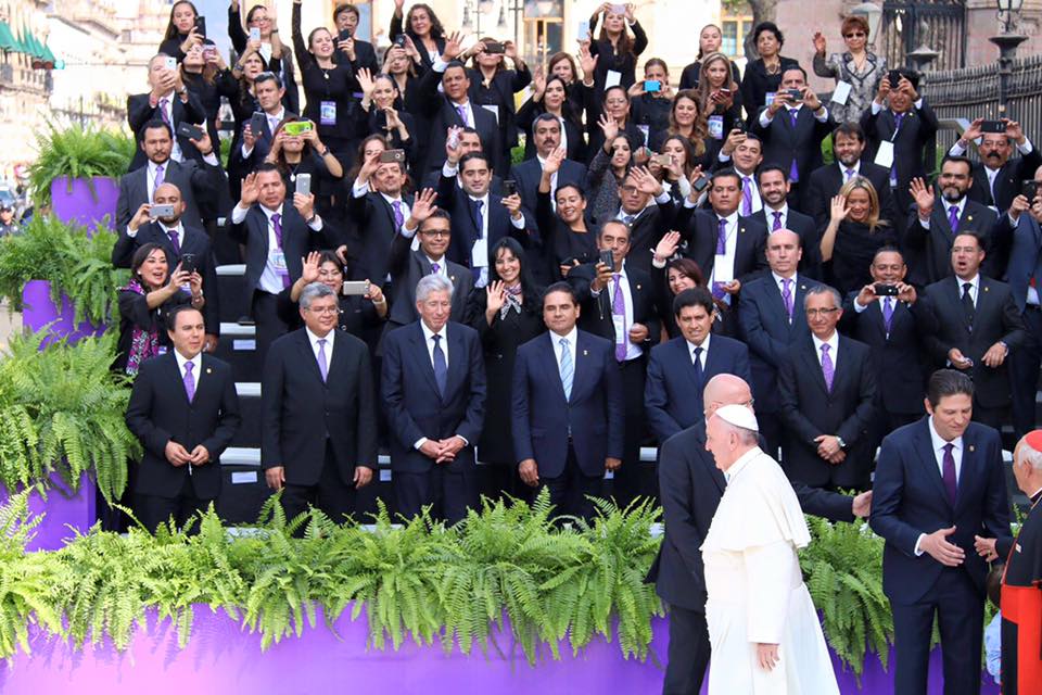 2016, Visita del Papa Francisco a la ciudad de Morelia 2