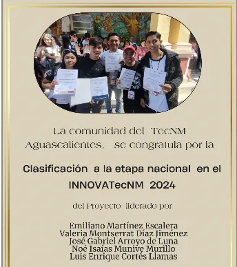 2024, Proyecto rumbo al nacional de InnovaTecNM 2024 1