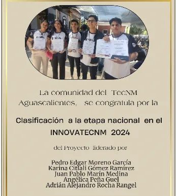 2024, Proyecto rumbo al nacional de InnovaTecNM 2024