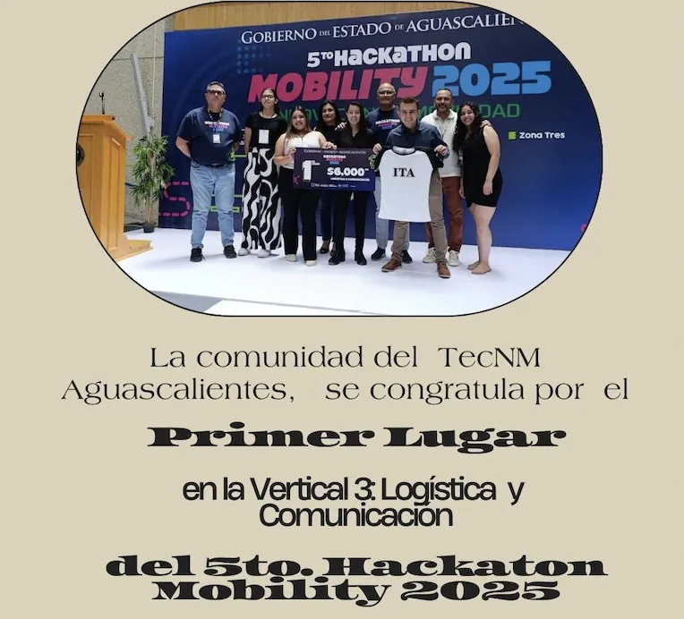 2025, Primer lugar 5to. Hackaton Mobility 2025