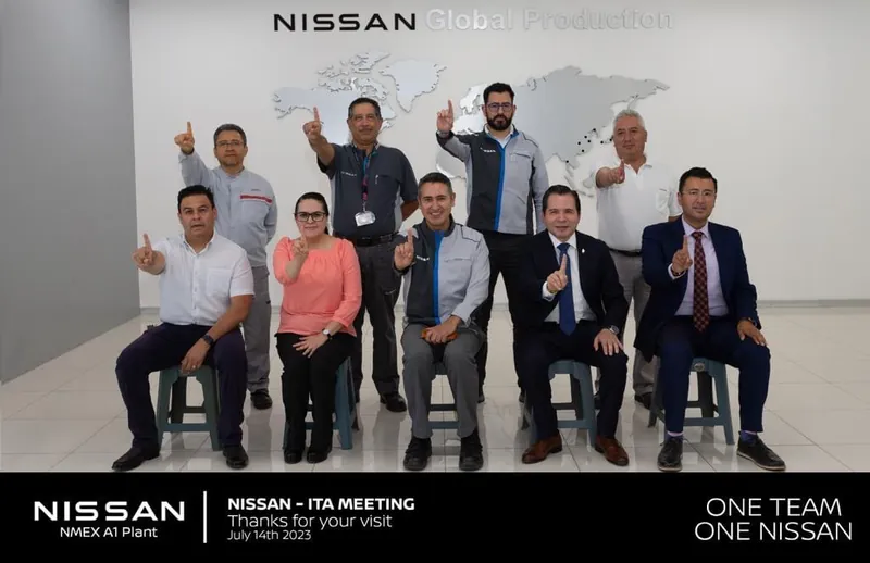 2023, Visita a la planta Nissan