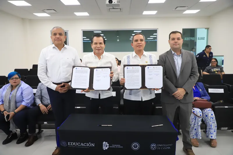 2025, Firma de Convenio con la Universidad de Colima