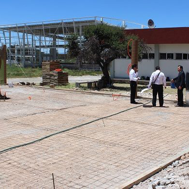 2015, Obra de ampliación de cafetería