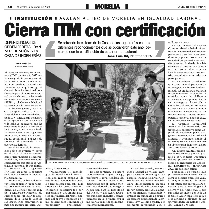 Certificación Igualdad Laboral