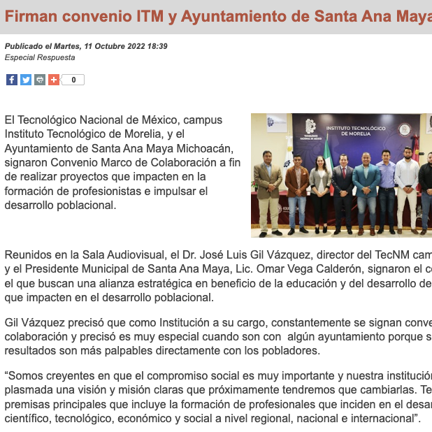 Firma Convenio Santa Ana Maya