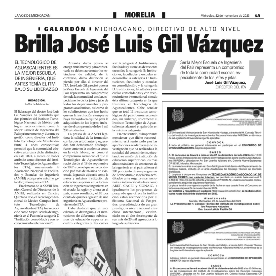 Brilla José Luis Gil Vázquez