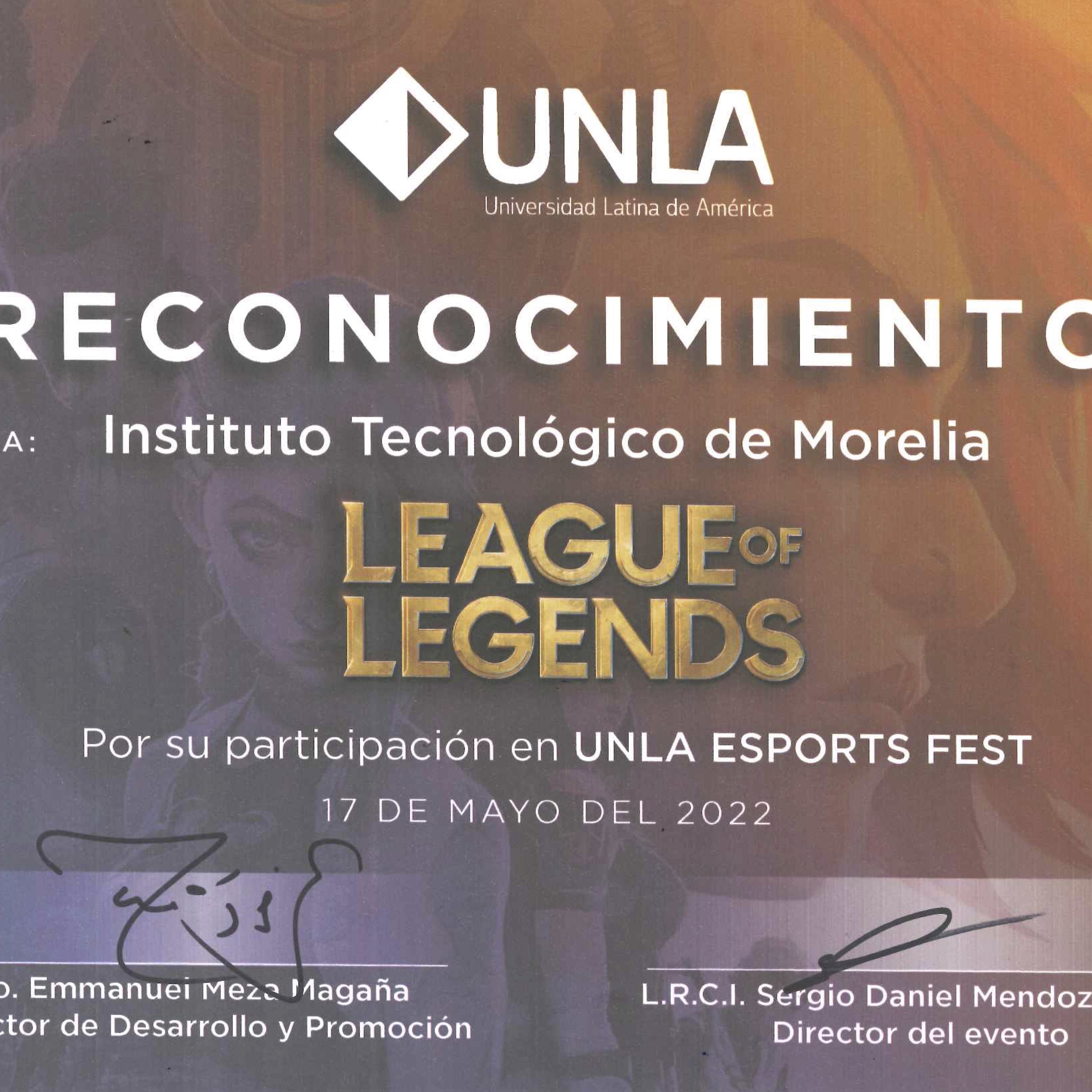 2022, UNLA ESports Fest