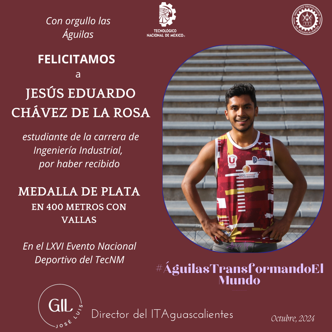 2024, LXVI Nacional Deportivo TecNM, Medalla de Plata 400 mts planos