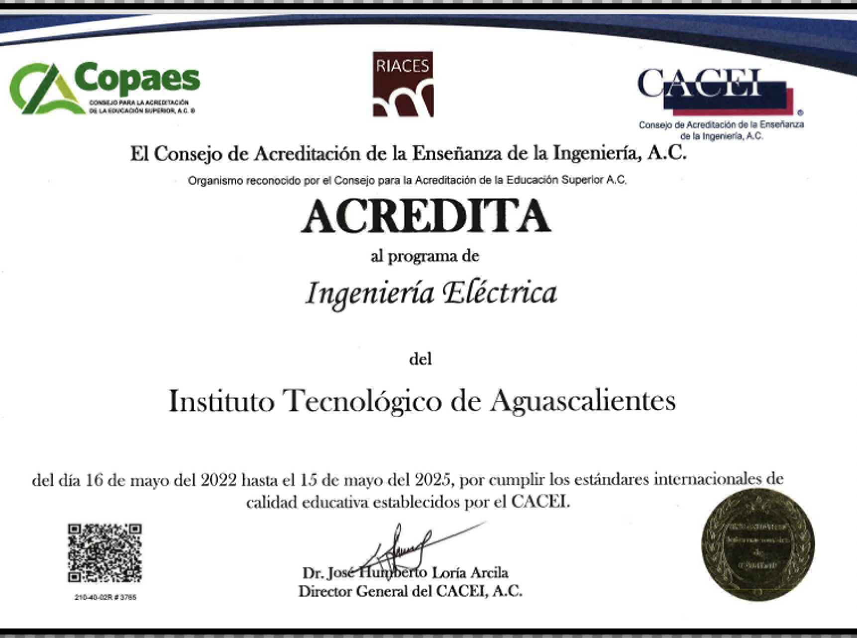 Acreditación Ingeniería Eléctrica