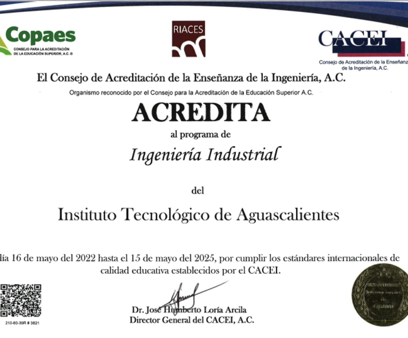 Acreditación Ingeniería Industrial