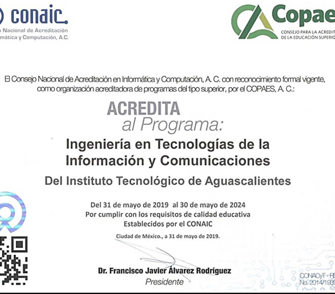 Acreditación Ingeniería en Tecnologías de la Información y Comunicaciones