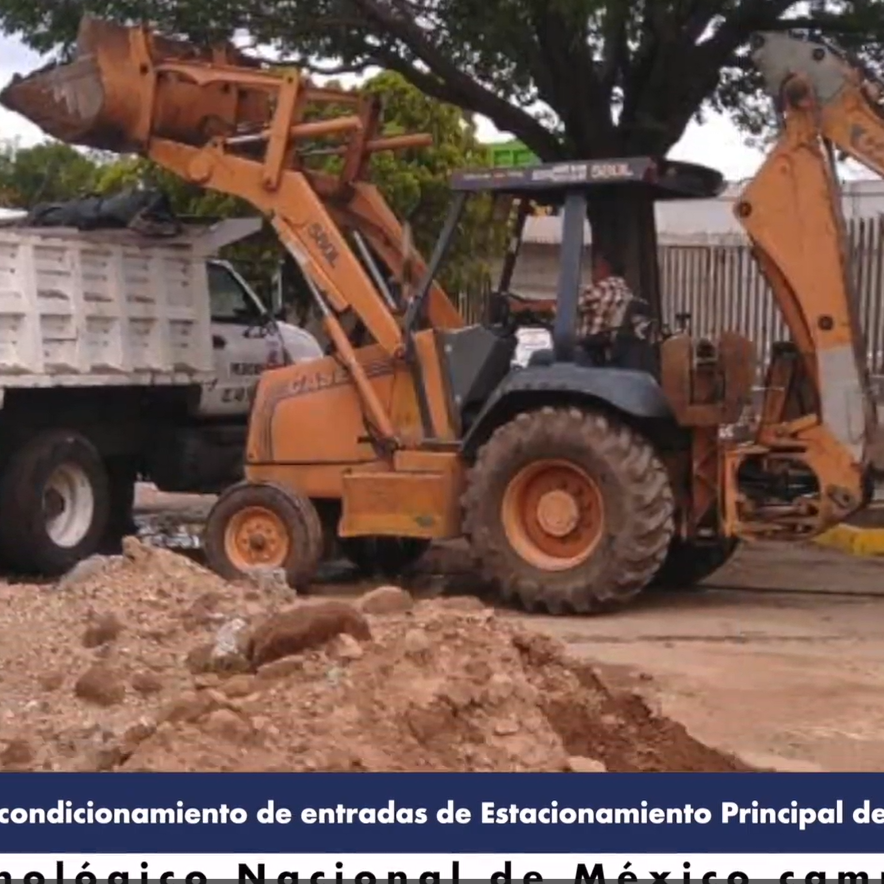 2021, Obras en el ITM con motivo de la construcción del distribuidor vial